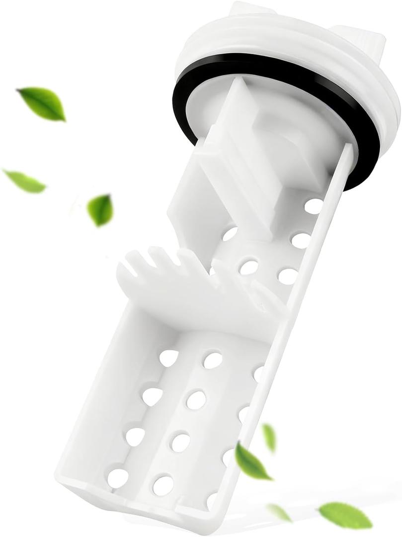 Washer Drain Pump Filter Compatible with GE Washing Machine Partial GFW450 Series GFW550SSN0WW Replace#: WH11X34741 WH23X10027 WH23X10029 AP7205454 PS16874133 EAP16874133 4977949