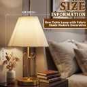 Gold Bow Table Lamp for Girls Room 16 Inch Large Coquette Bow Table Lamp with Scalloped Fabric Shade Modern Decorative Desk Light for Nightstand Living Room Nursery Bedroom