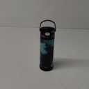 THERMOS FUNTAINER 16 Ounce Stainless Steel Vacuum Insulated Bottle with Wide Spout Lid, Galaxy Green