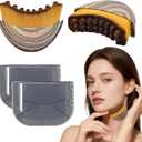 2PCS Lymphatic Contour Face Brush, Lymphatic Drainage Massager for Face,Ergonomically Designed to Fit The Skin Precisely