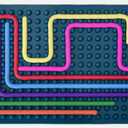 Sensory Activity Board, Silicone Sensory Fidget Toy for Kids, ADHD & Autism, Calming for Anxiety, Silent, No Mess, Sensory Toys for Kids 3+ & Adults with 20 Strings Green