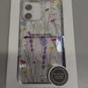 MOSNOVO for iPhone 17 Case | Military Grade 6.6ft Drop Tested | Camera Control | Clear with Floral Garden Design