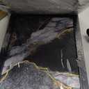 Abstract Black Gold Marble Texture Wall Art Modern Posters Prints Abstract Marble Wall Art for Living Room Decor Wrapped Canvas