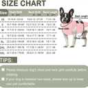KOESON Dog Calming Vest with Soft Ear Wrap, Breathable Dog Thunder Jacket with Adjustable Hook & Loop, Reflective Puppy Anxiety Relief Jacket for Fireworks, Thunder, Travel, Separation, Pink XS