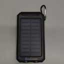 Solar Power Bank 36800mah, Solar Charger Power Bank with 18W PD 5V 3.1A outputs, IP67 Waterproof, Grade A+ Battery with LED Flashlight and Compass, Perfect Camping Gear Accessory for Outdoor (Green)