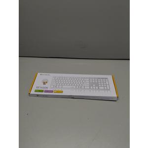 Slim Quiet Wireless Keyboard for Mac and Windows,Durable Flat Keyboard with Full Size Ultra Quiet Low-Profile Flat Keys, 2.4GHz Wireless for Mac,Windows 11/10/8/7/Vista,Microsoft & PCGrey