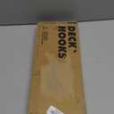 Kingsyard Heavy Duty Deck Hook, 27"-39" Adjustable Metal Deck Railing Hooks for Hanging Bird Feeders, Planters, Suet Baskets, Lanterns, Wind Chimes, Clamp Mounted