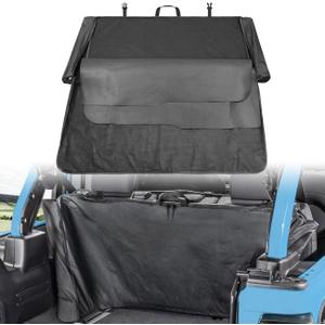 Soft Top Window Storage Bag Compatible with Jeep Wrangler JL Gladiator JT | Replacement OEM 68358392AC,Divide Organizer Protection Bag,for Unlimited Sports Sahara Rubicon 2/4 Door 2018-2024,Waterproof, Large