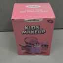 PERRYHOME Kids Makeup Set for Girls, 63 Pcs Washable Non-Toxic Real Cosmetic Toddler Makeup Kit, Unicorn Princess Play Makeup Toys Birthday Gifts, Dress up Time Girl Toys for 3-12 Year Old  