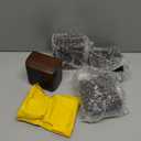 AORYVIC Sofa Legs Square Bed Feet 2 inch Wood Replacement Leg for Furniture Set of 4, Dark Brown