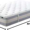 Zinus 12 Inch Comfort Support Hybrid Mattress [New Version], Queen, Fiberglass Free, Medium Plush, Motion Isolation, Certified Safe Foams & Fabric, Mattress in A Box