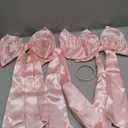 3 Pcs 2 ft Large Pink Bow Decorations Big Satin Bows Hanging Wall Decors for Wedding Coquette Birthday Backdrop Bridal Shower Bachelorette Room Fireplace Party Supplies