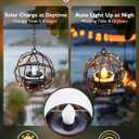 Homemory 8Pcs Solar Tea Lights Outdoor Waterproof, Rechargeable Dusk to Dawn Lighting, Flameless Flickering LED Votive Candles for Fairy Garden Decor, Patio Tables, Christmas Lanterns, Windows (8-Pack, 1.5''x1.58'')