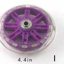 a Pair of Children's Bicycle Riding Flash Silent Training Wheels, Suitable for 12-20 inch Single Speed Bicycles (purple)