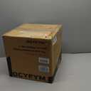 5 Tier Kitchen Fruit Vegetable Storage Cart with One-Piece Rotating Basket, Pantry Organizer Shelf Rack Floor Stand for Veggie Onion Potato Produce Spice, Rolling Snack Cart on Wheels, Black