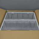 10-Slot Acrylic Booster Pack Dispenser, Card Organizer with Black Base, Fits 360+ Booster Packs, 4mm Thick Display Holders for Sports, Trading Collector Cards (2 x 5-Slot)