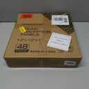 Sound Proof Foam Panels for Walls1" X 12" X 12" Acoustic Foam Panels Insulation Studio Soundproofing Fire Resistant Noise Absorbing for Studio, Office, Home Blue(DK-L 12" X 12" X 1", 48PACK)