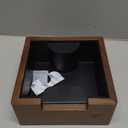 Wooden Espresso Knock Box Walnut Dump Bin for Coffee Grounds Disposal Durable, Shock-Absorbent Espresso Machine Accessories, Easy to Clean Tamping Station