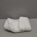 Seavish Luxury White Bath Rug, 2ft Shaggy Round Bathroom Rug,Non Slip Efficient Water Absorbent Machine Washable Tufted Circle Bath Mat Microfiber Soft Thick Plush Circular Rug Floor Carpet