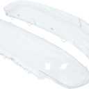 NewYall Pair of Left and Right Clear Headlight Lens Cover Shell for BMW E39 Facelift 1996-2003