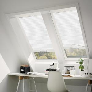 Light Filtering Skylight Blind for Ceiling, Skylight Shades Window Cordless Cellular Shades Thermal Insulation Honeycomb Blinds for Roof Inclined Plane Room Windows, (Light Filtering,White) (Custom Size)