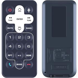 Replacement Remote for Dual Electronics Digital Multimedia Receiver DMCPA70 | Compatible Models: DMCPA11BT AVM2207S XDCPA10BT XDCPA11BT DMCPA70BT AVM2210H, Jensen CAR1000 CAR8000 CAR700 CAR10 Car Stereo