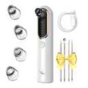 Yccu Blackhead Remover Vacuum Blackhead Vacuum Remover Pore Extractor Blackhead Remover Tool Black Head Remover for Face Blackhead Extractor Pore Cleaner Vacuum with USB Charge 4 Modes 5 Suction Heads