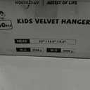 HOUSE DAY Velvet Kids Hangers 60 Pack, Premium Childrens Hangers for Closet, Ultra Thin Cute Clothes Hanger, Non Slip Small Felt Hanger 14 Inch for Kids Clothes, Blush Pink