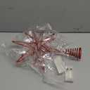 Large Christmas Star Tree Topper with 20 LED Lights 12.5 Inch Star Tree Topper Glitter Sparkle Xmas Treetop Ornament for Home Holiday Party Decorations(Red)