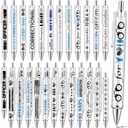 Eaasty 36 Pcs Correctional Officers Week Appreciation Gifts Correction Officer Ballpoint Gift Pens Appreciation Bulk for Thank You Prison Police Correctional Officers Gifts