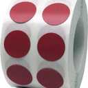 Cranberry 1/2" Inch Round Adhesive Labels 1,000 Color Coding Dot Stickers for Efficient Inventory Management, Crafting Projects, and Organizational Tasks in Offices, Schools, and Homes