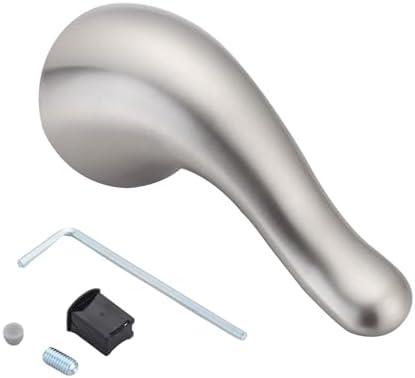 hansengroyi Single Lever Shower Handle Compatible with American Standard M962160-0020A Lever Handle Kit for Single Lever Pressure Balance Bath and Shower (Brushed Nickel)