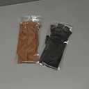 2 Pairs Arthritis Compression Gloves for Women Men, Carpal Tunnel Pain Relief, Fingerless for Typing Both Hands (Medium, Brown1+grey1)