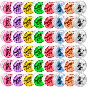 48 Pieces Led Light up Yo Yo Bulk Led Responsive Ball Beginner Level Yo-Yo Ball for Birthday Party Favors Goodie Bag Fillers Classroom Rewards, 8 Colors