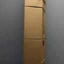 AMMSUN 7ft Patio Umbrella with Fringe Outdoor Tassel Umbrella UPF50+ Premium Steel Pole and Ribs Push Button Tilt, Navy Blue Stripes