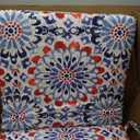 Arden Outdoor Midback Chair Cushion, 18 x 16.5, Clark Blue