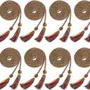 Trounistro 8 Pieces Graduation Cords Yarn Honor Cords with Tassel for College Graduation Students (Rainbow Color)