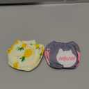 2PCS Squirrel Diapers, Reusable Diapers for Hamster, Fancy Rat, Groundhog, Small Pet (Purple, M, Count, 1)