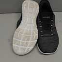 Skechers Women's Summits Dazzling Haze Hands Free Slip In Sneakers (6.5, Black White)