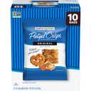 Snack Factory Pretzel Crisps, Original, 1 Oz Snack Bags, 10 Ct BBD: 07/23/2027