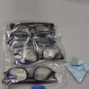 CCVOO Reading Glasses for Women/Men, Eyeglasses, Blue Light Readers for Women/Men, Computer Eye Glasses (Black, +5.0)