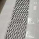 Gisafai 7 Gauge 1'' x 1/2'' Steel Expanded Metal Sheet Flattened Metal Mesh Sheet Steel Mesh for BBQ Grill Smokers, Black(1 Piece, 48 x 24 Inches)