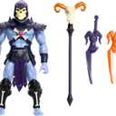 Masters of the Universe Origins Action Figure 200X Cartoon Collection Skeletor, 5.5 Inch 1980s Motu TV Villain, Detailed Design & Cape Staff 2 Swords