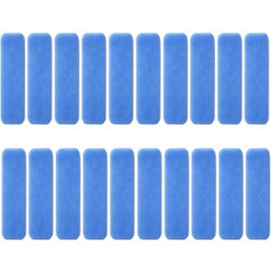 20 Pack Ceiling Fan Filters, Blue Ceiling Fan Filters for Blades,Easy-Stick Universal Air Filter for Common Household Contaminants