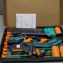 JOYIN Kids Bow and Arrow Set, LED Light Up Archery Toy Set with 9 Suction Cup Arrows, Target & Arrow Case, Indoor and Outdoor Hunting Play Gift Toys for Kids, Boys & Girls Ages 6-12 (Aqua Blue)