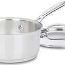 Cuisinart Stainless Steel Saucepan With Lid, Model# 719-16, 1.4L