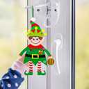 Winlyn 24 Sets Christmas Craft Kits Winter Crafts DIY Santa's Helper Elf Ornaments Decorations Arts Sets Elf Christmas Foam Stickers for Kids Holiday Festive Home Classroom Activities Party Favors