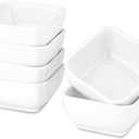 DELLING Ultra-Strong 3 Oz Ceramic Dip Bowls Set, White Dipping Sauce Bowls/Dishes for Tomato Sauce, Soy, BBQ and other Party Dinner - Set of 6