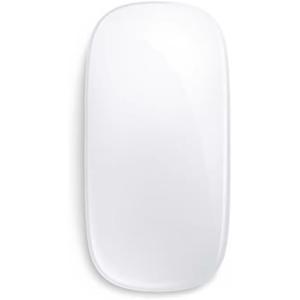 LuolaProject Wireless Multi-Touch Surface Magic Mouse Alternative USB C Rechargeable Bluetooth Mouse Compatible with MacOS/Windows/Linux/Android Laptop Desktop PC Smartphone Tablet (White)