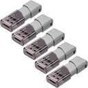 PNY 32GB Turbo Attache 3 USB 3.0 Flash Drive, Grey (Pack of 5)